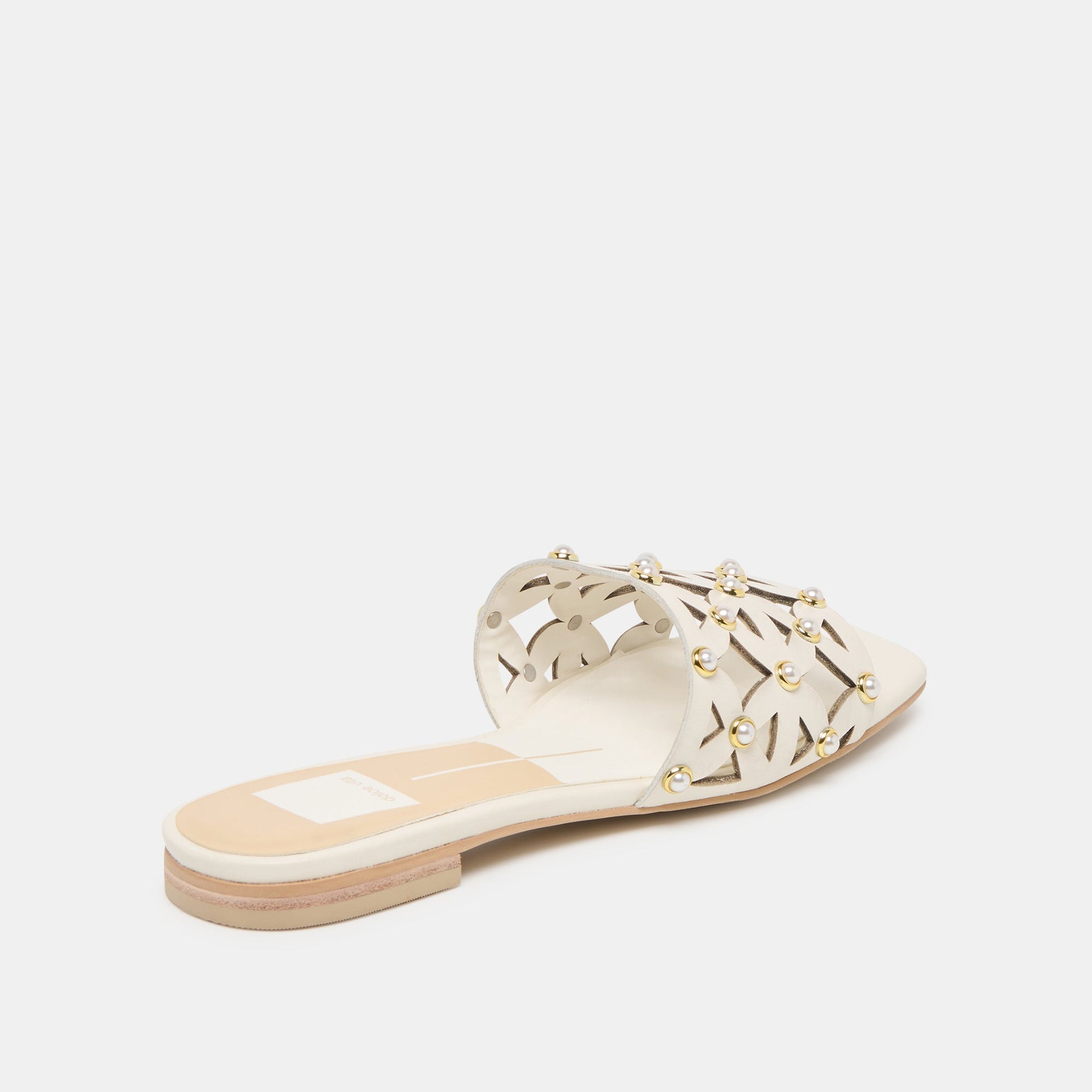Berrit White Leather Sandals - Dolce Vita