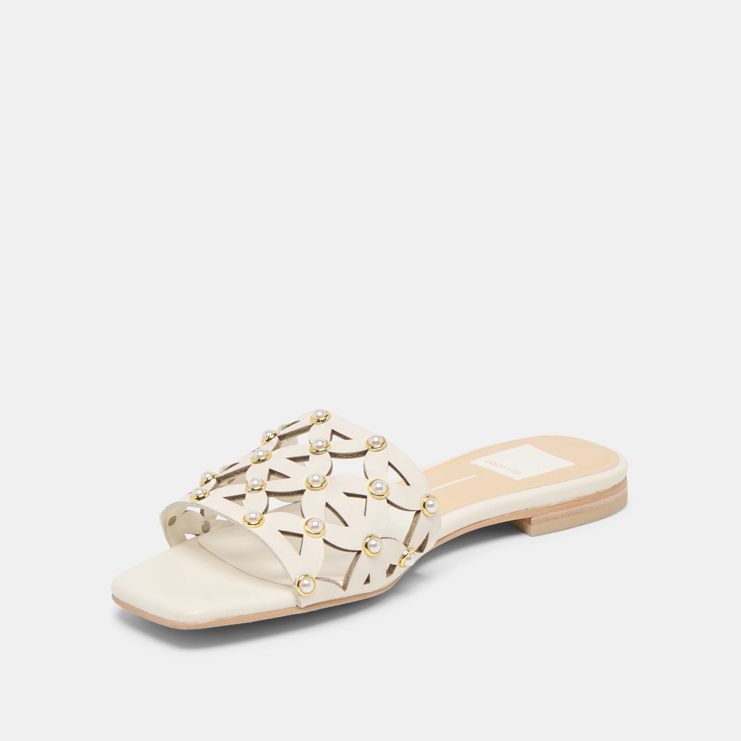 Berrit White Leather Sandals - Dolce Vita