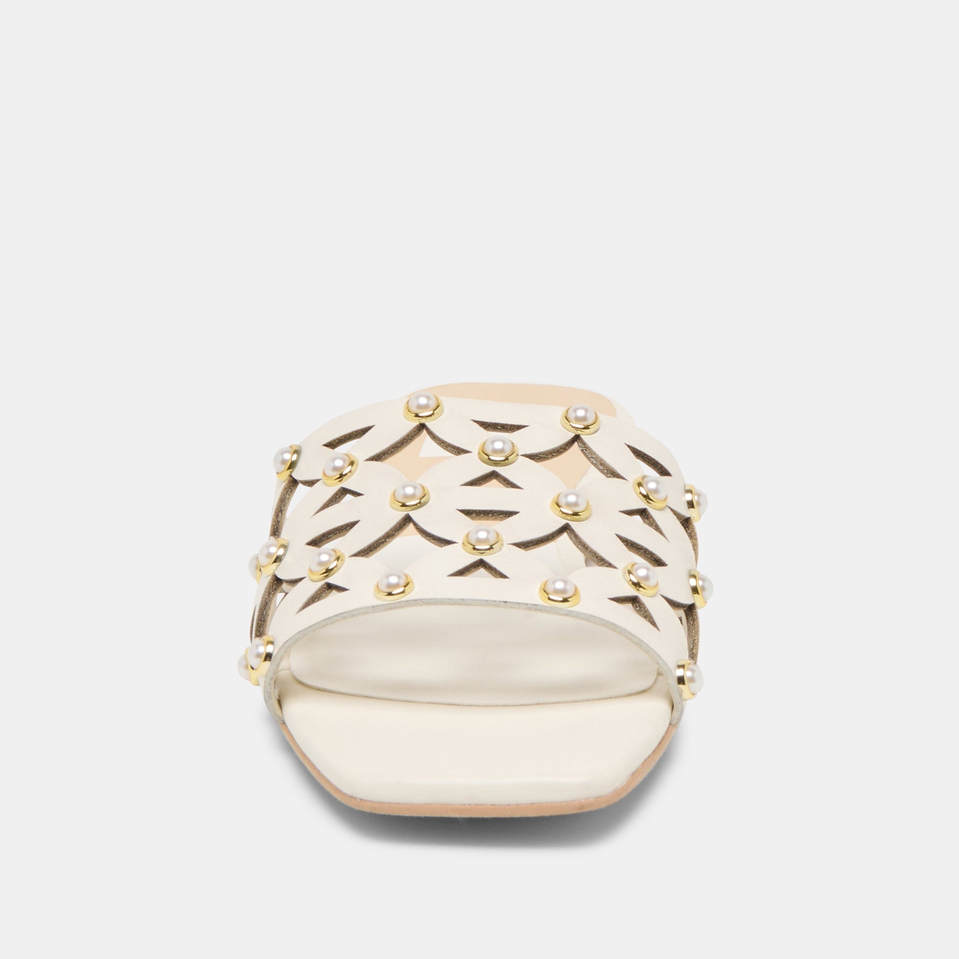Berrit White Leather Sandals - Dolce Vita
