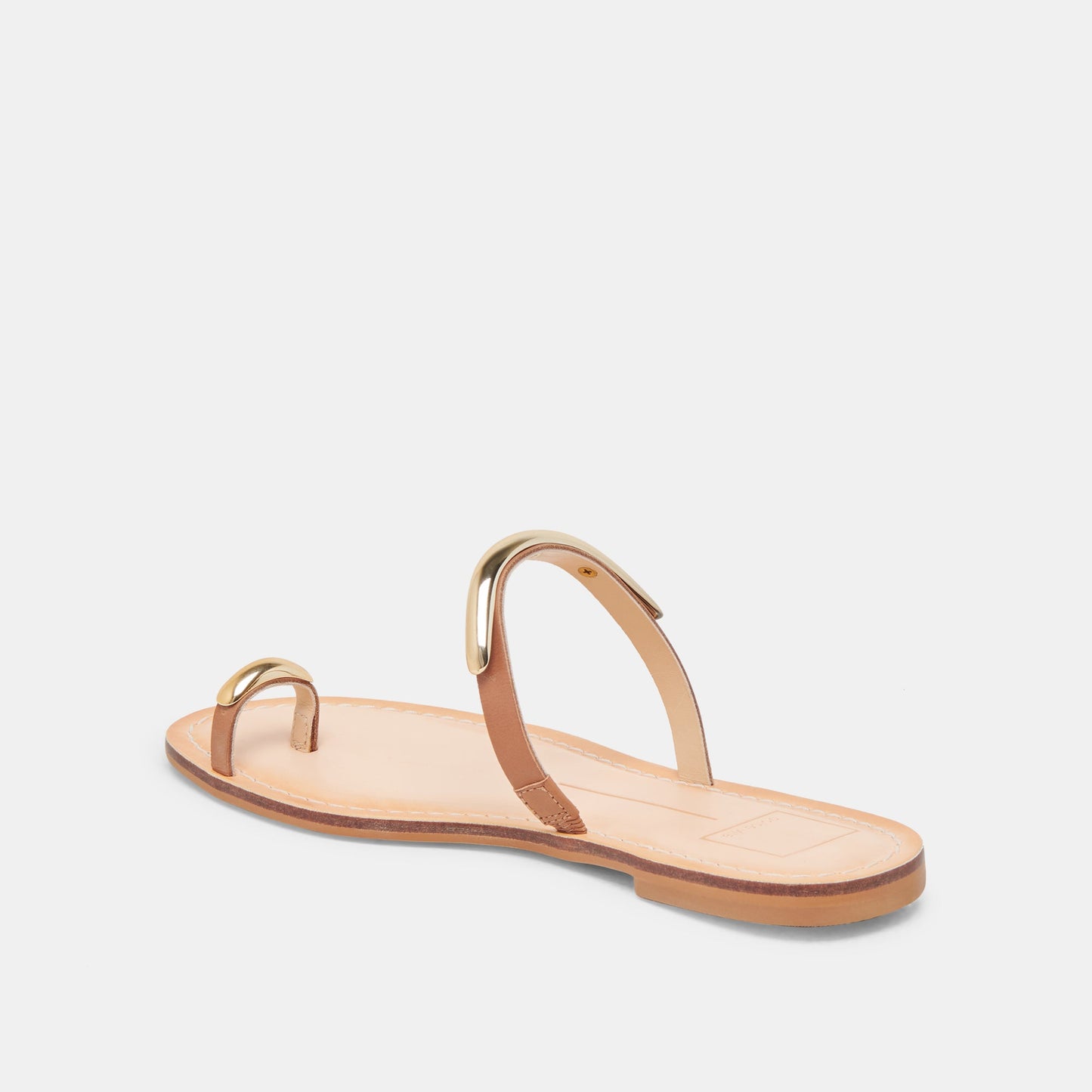 WINK WIDE SANDALS SADDLE LEATHER - Dolce Vita