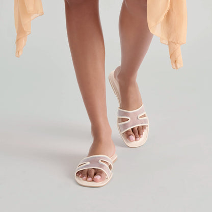 Flori Off White Mesh Sandals - Dolce Vita