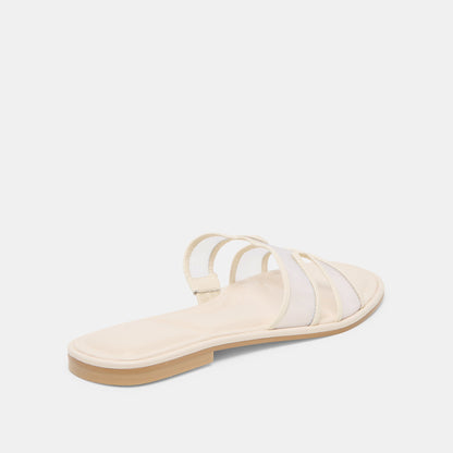 Flori Off White Mesh Sandals - Dolce Vita