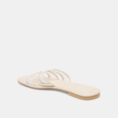 Flori Off White Mesh Sandals - Dolce Vita