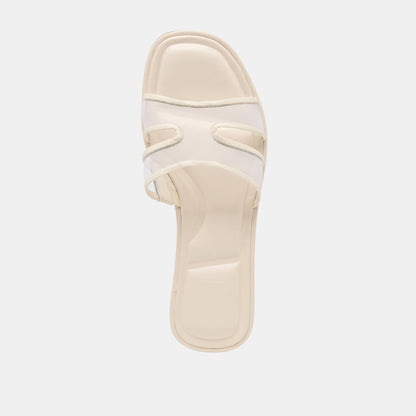 Flori Off White Mesh Sandals - Dolce Vita