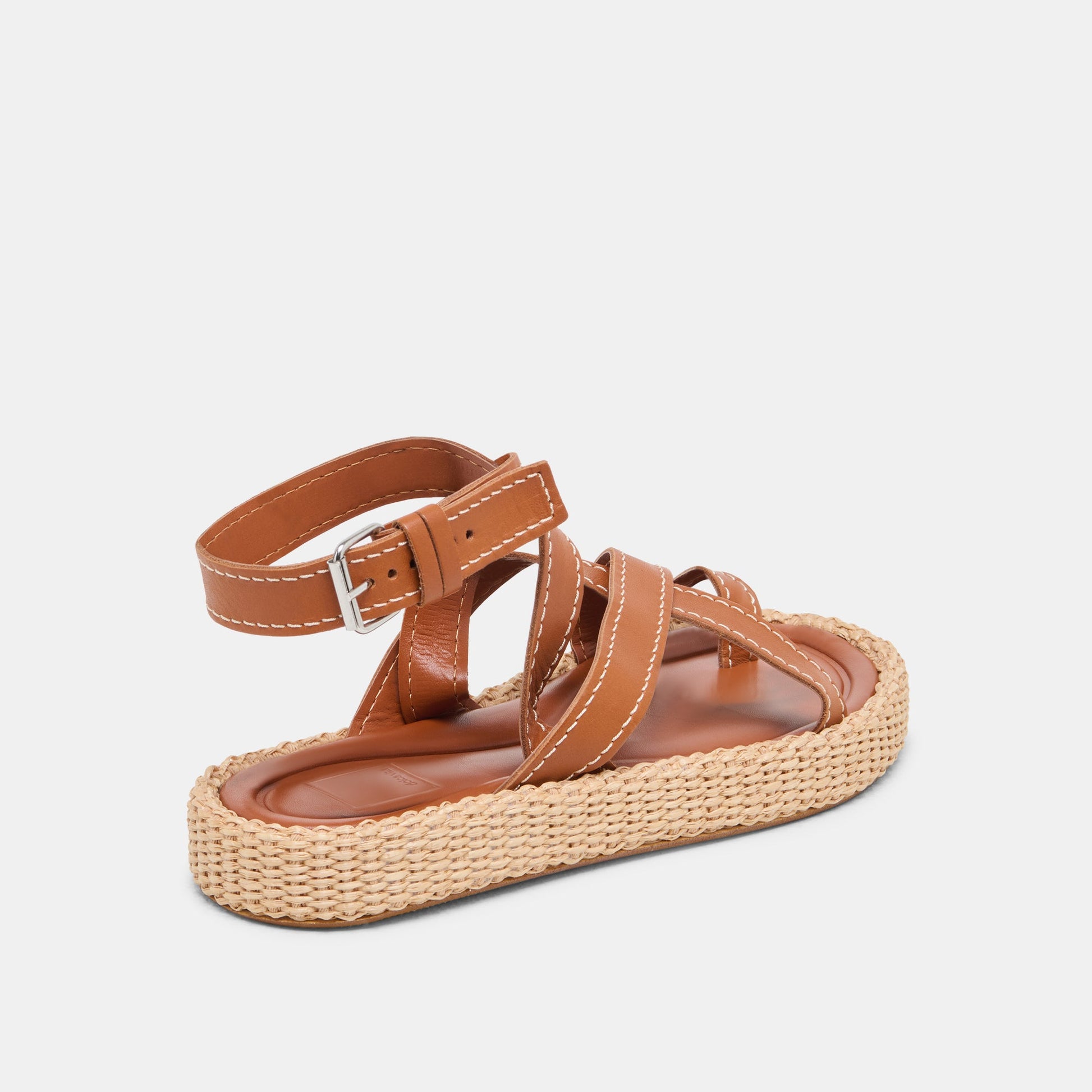 ROXIE SANDALS BROWN LEATHER - Dolce Vita