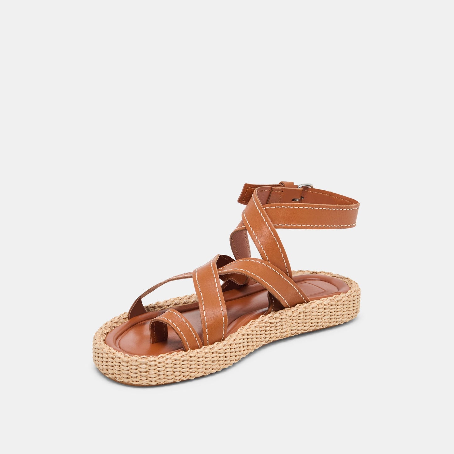 ROXIE SANDALS BROWN LEATHER - Dolce Vita