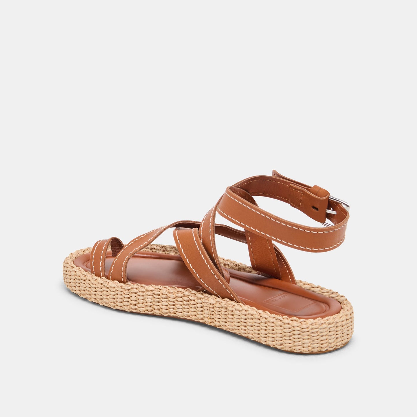 ROXIE SANDALS BROWN LEATHER - Dolce Vita