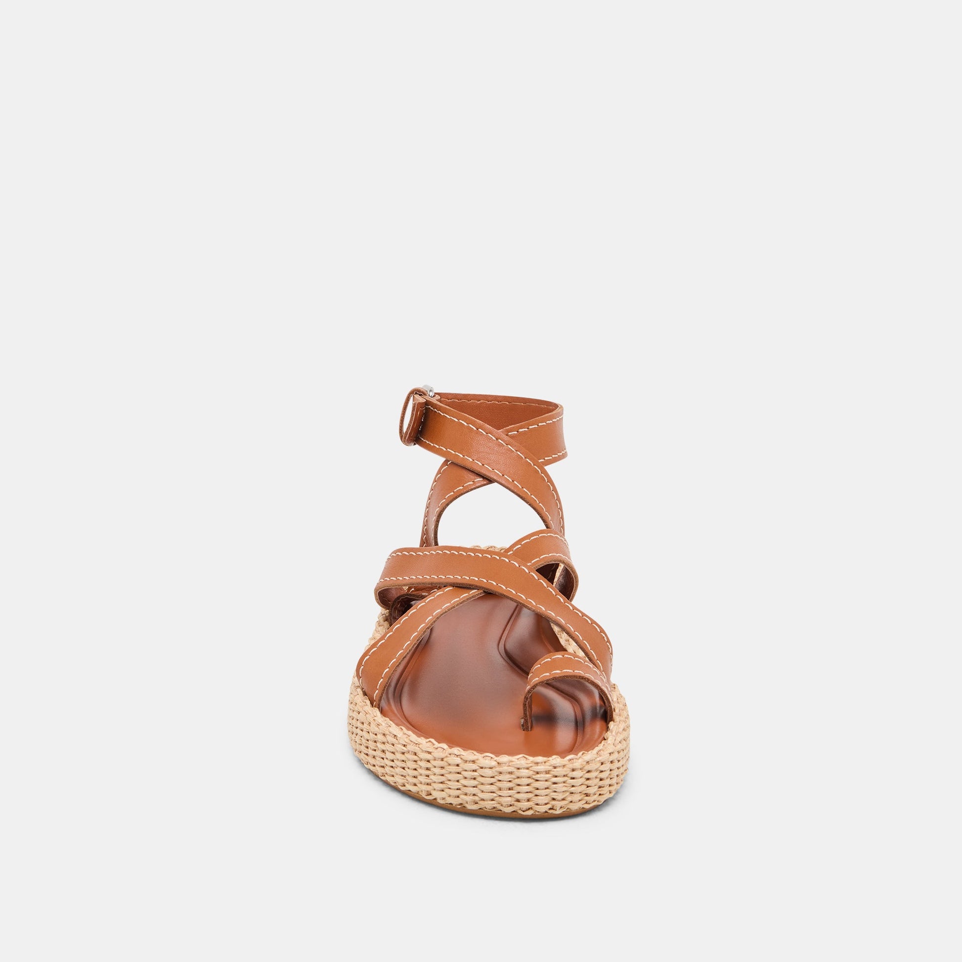 ROXIE SANDALS BROWN LEATHER - Dolce Vita