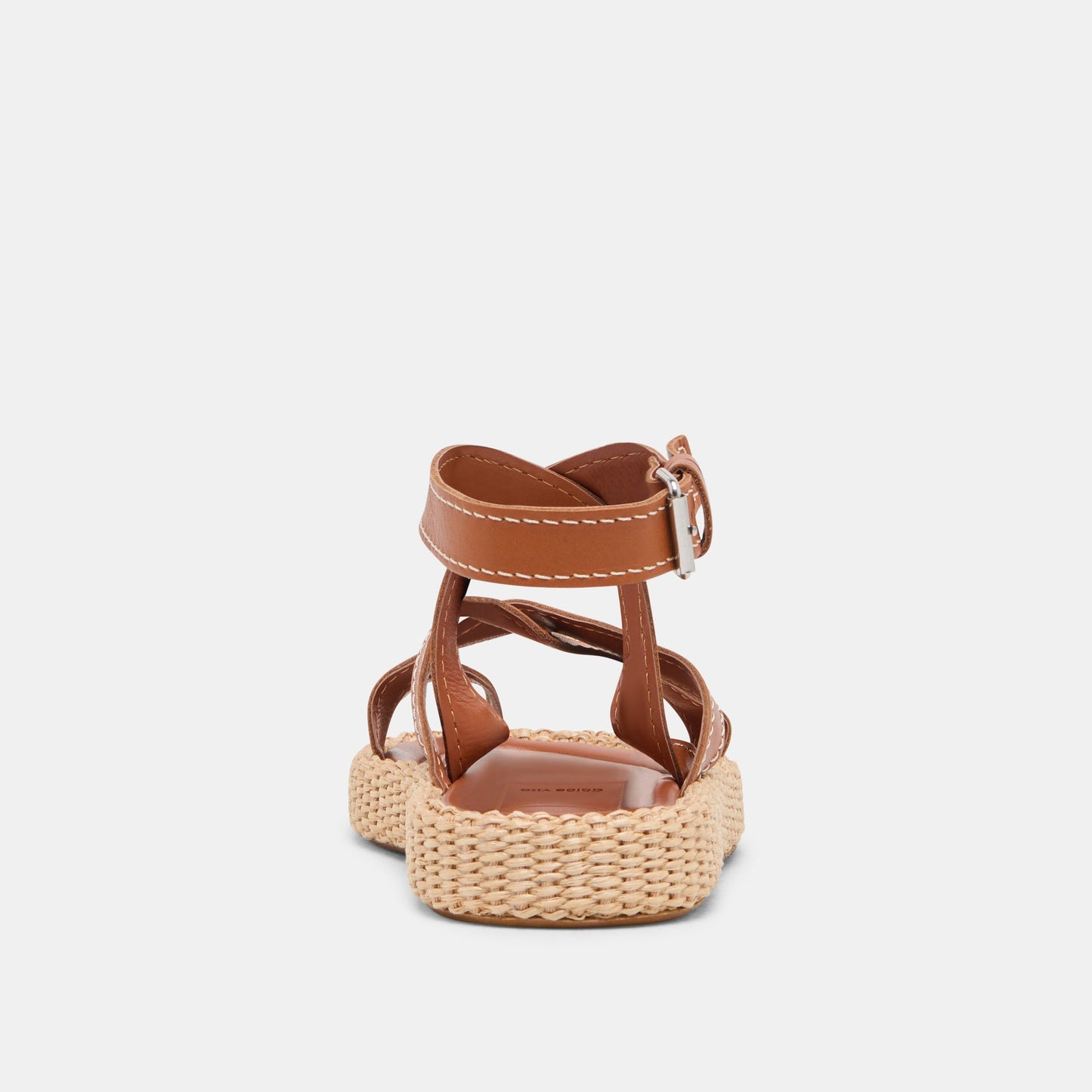 ROXIE SANDALS BROWN LEATHER - Dolce Vita
