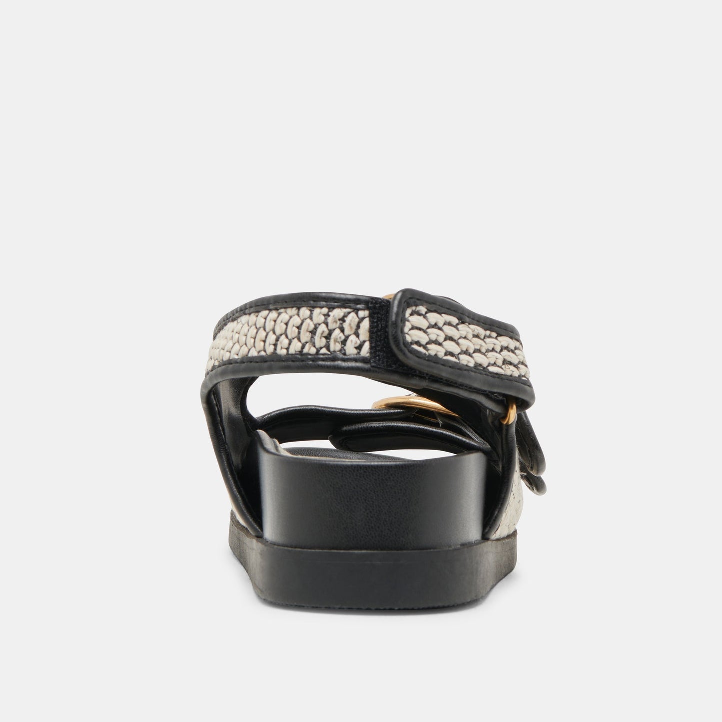STARLA SANDALS BLACK NATURAL RAFFIA - Dolce Vita