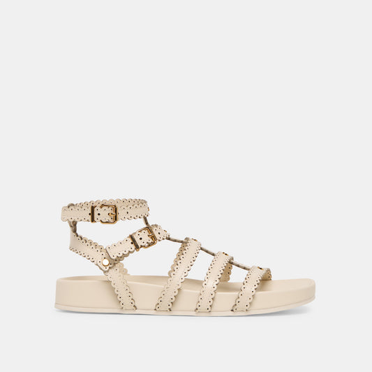 Susana Creme Leather Sandals - Dolce Vita