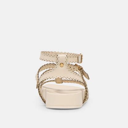Susana Creme Leather Sandals - Dolce Vita