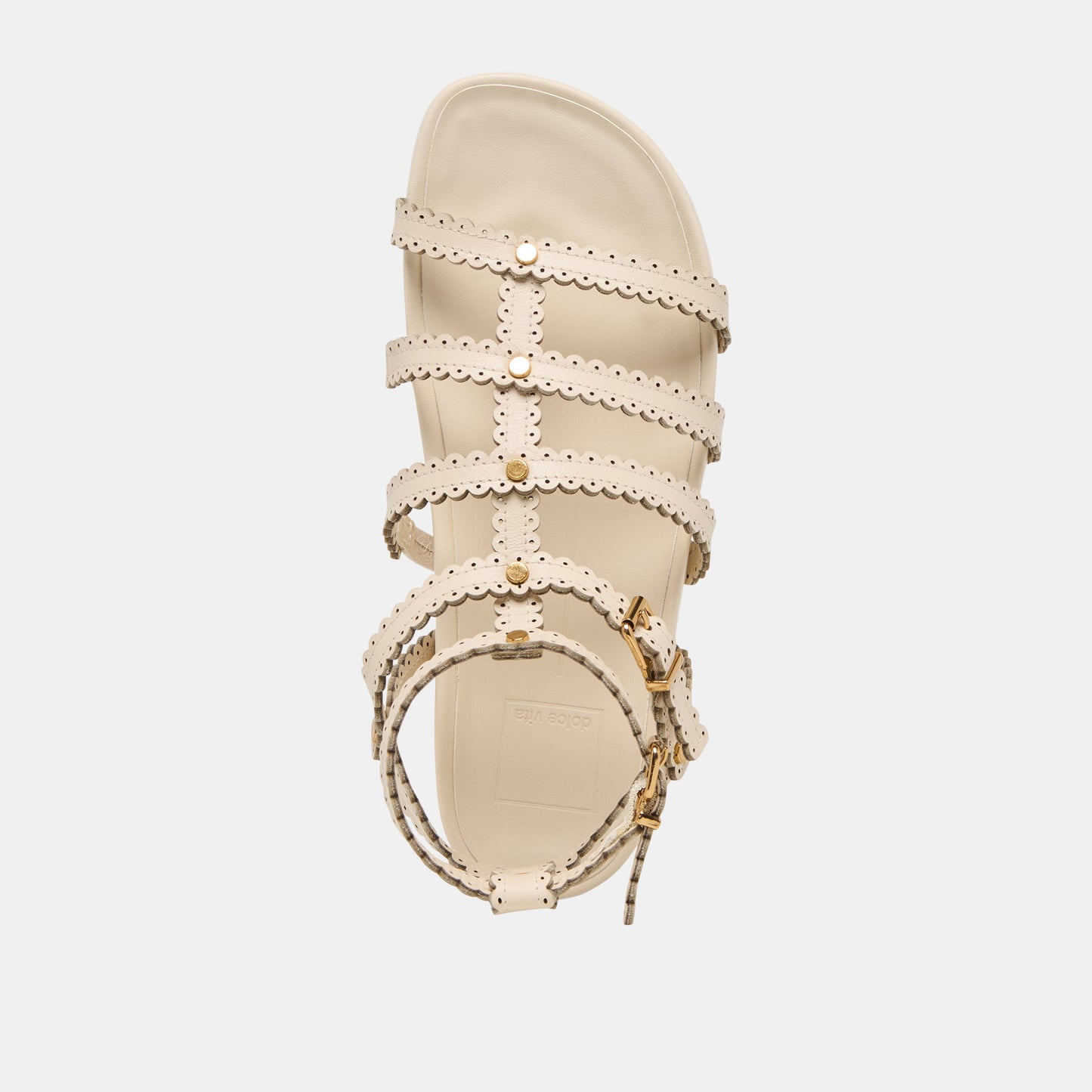 Susana Creme Leather Sandals - Dolce Vita