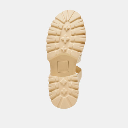 LASLY TONAL SANDALS LIGHT YELLOW LEATHER - Dolce Vita