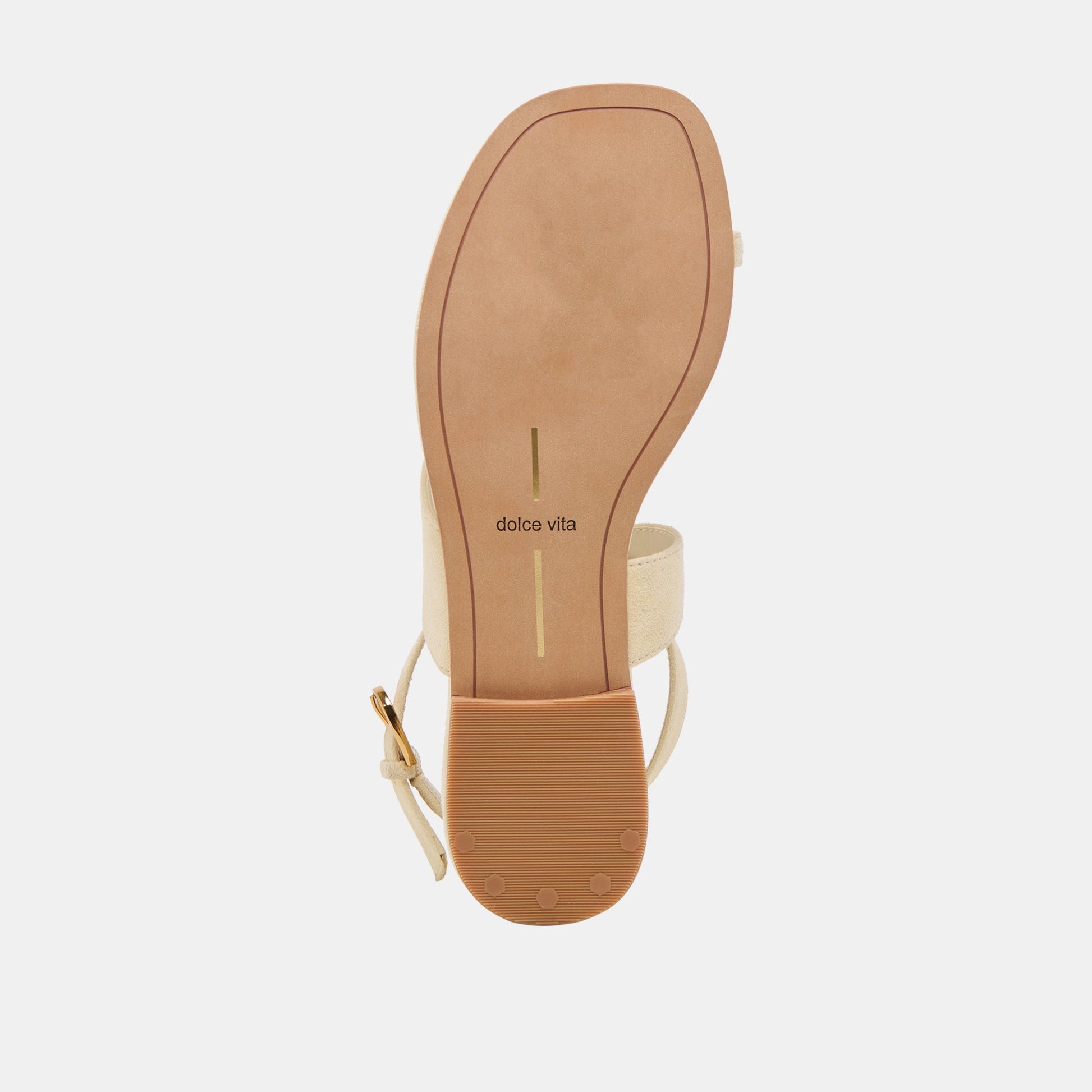 EARLA SANDALS NATURAL SUEDE - Dolce Vita