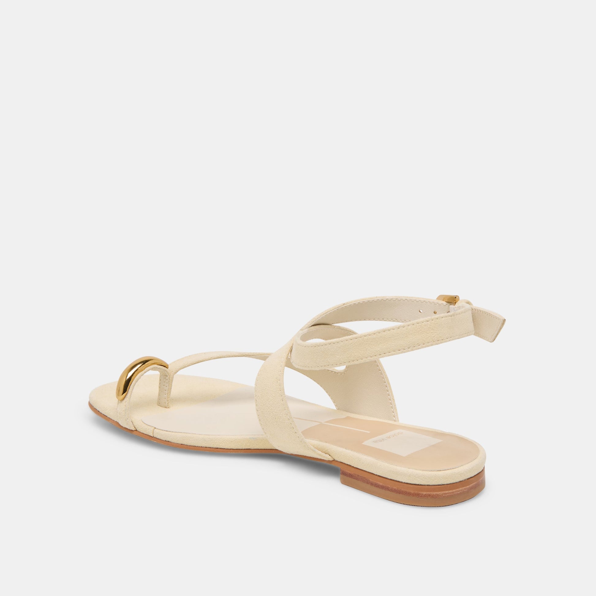 EARLA SANDALS NATURAL SUEDE - Dolce Vita