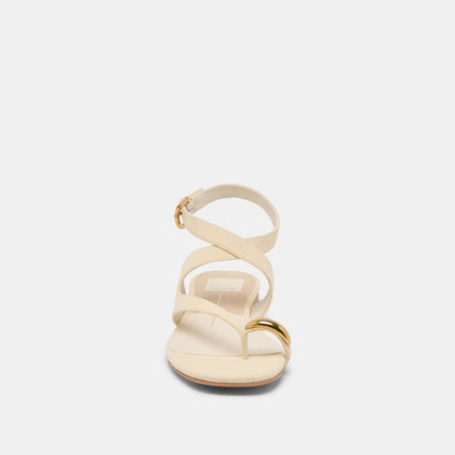 EARLA SANDALS NATURAL SUEDE - Dolce Vita