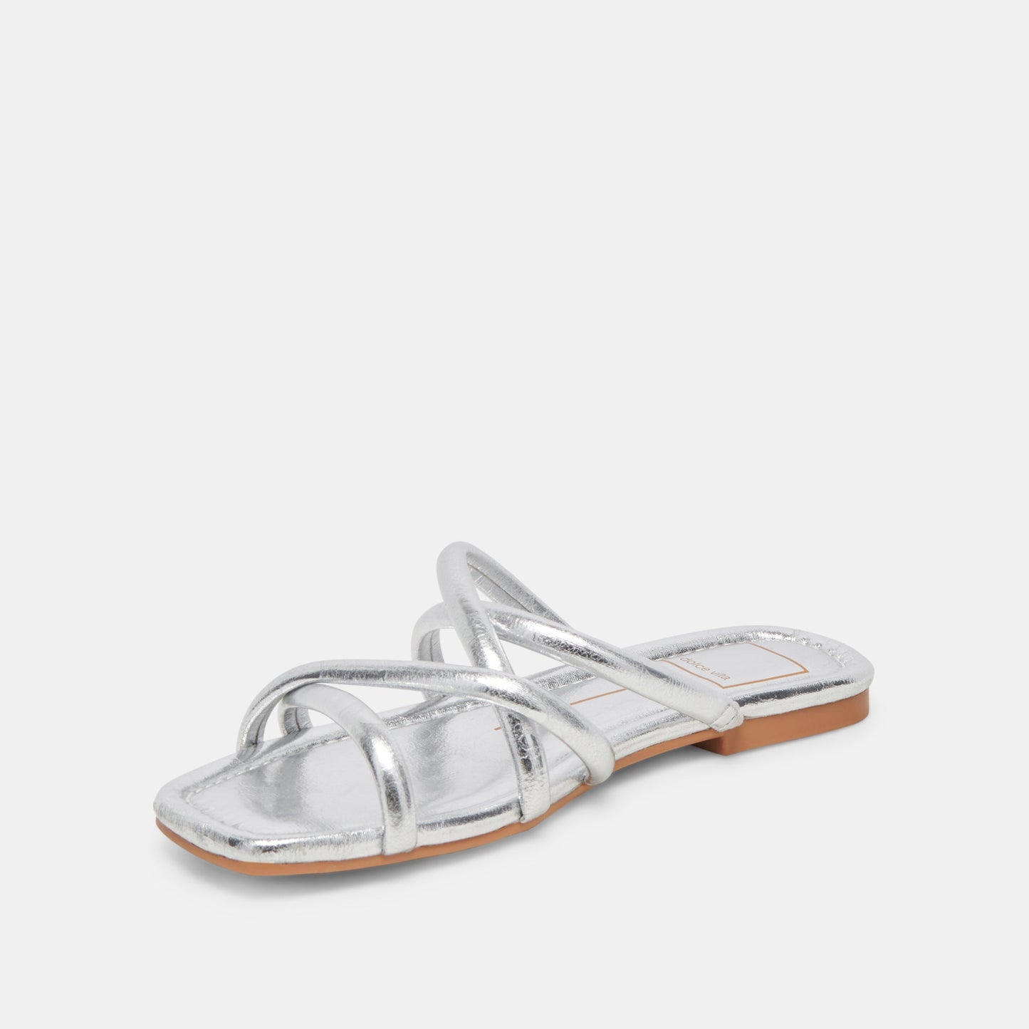 LANZA SANDALS SILVER METALLIC STELLA - Dolce Vita