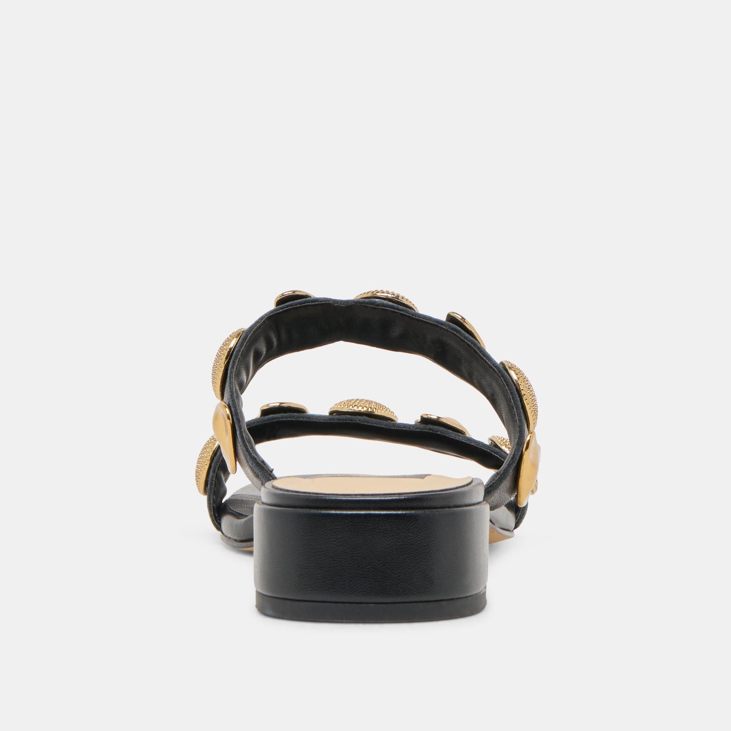 Farrow Black Leather Sandals - Dolce Vita