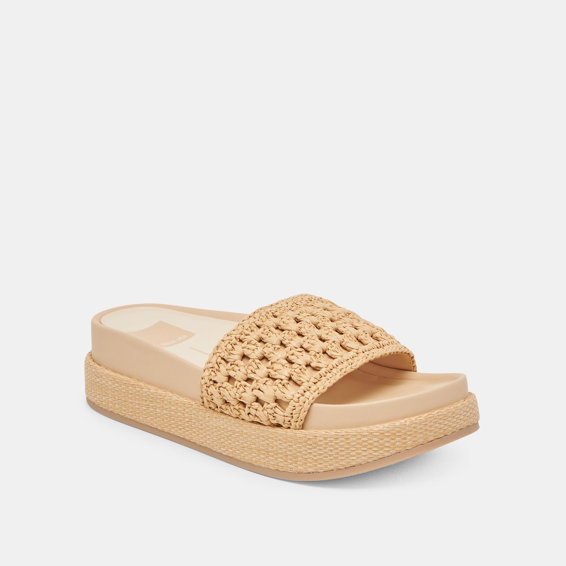 SIDONA SANDALS LT NATURAL RAFFIA - Dolce Vita