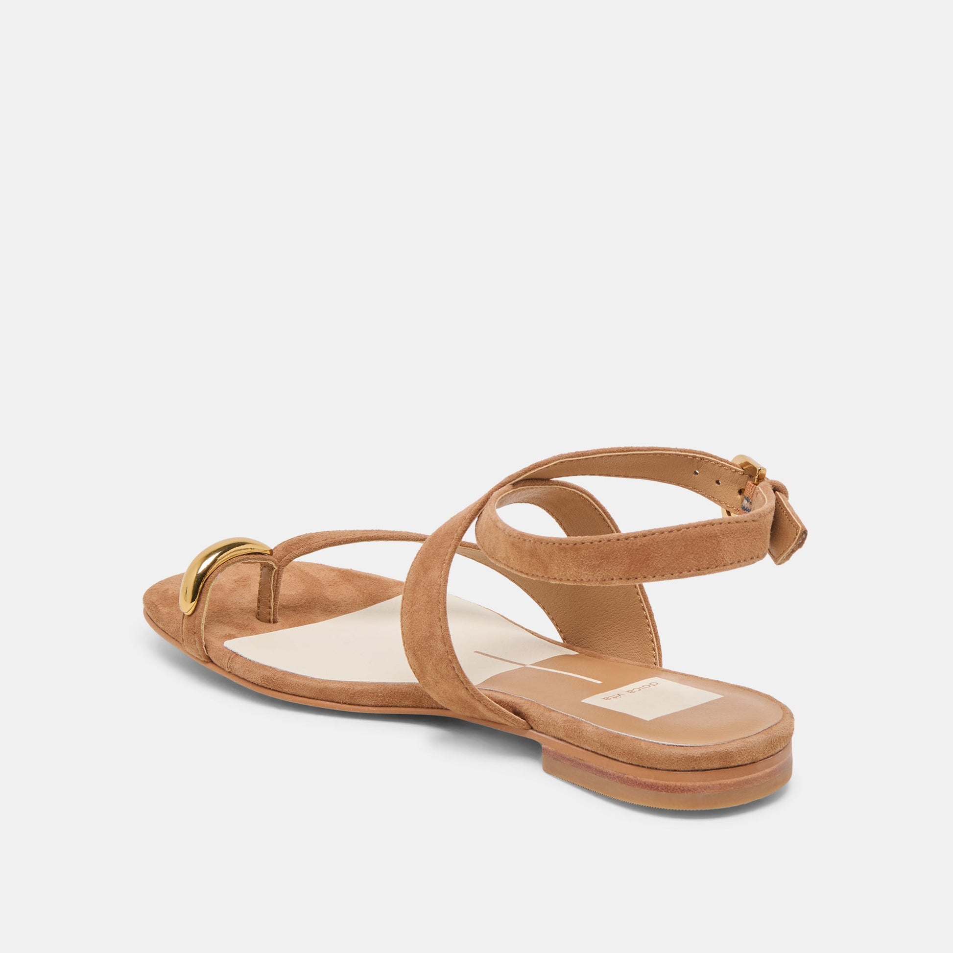 EARLA SANDALS BROWN SUEDE - Dolce Vita