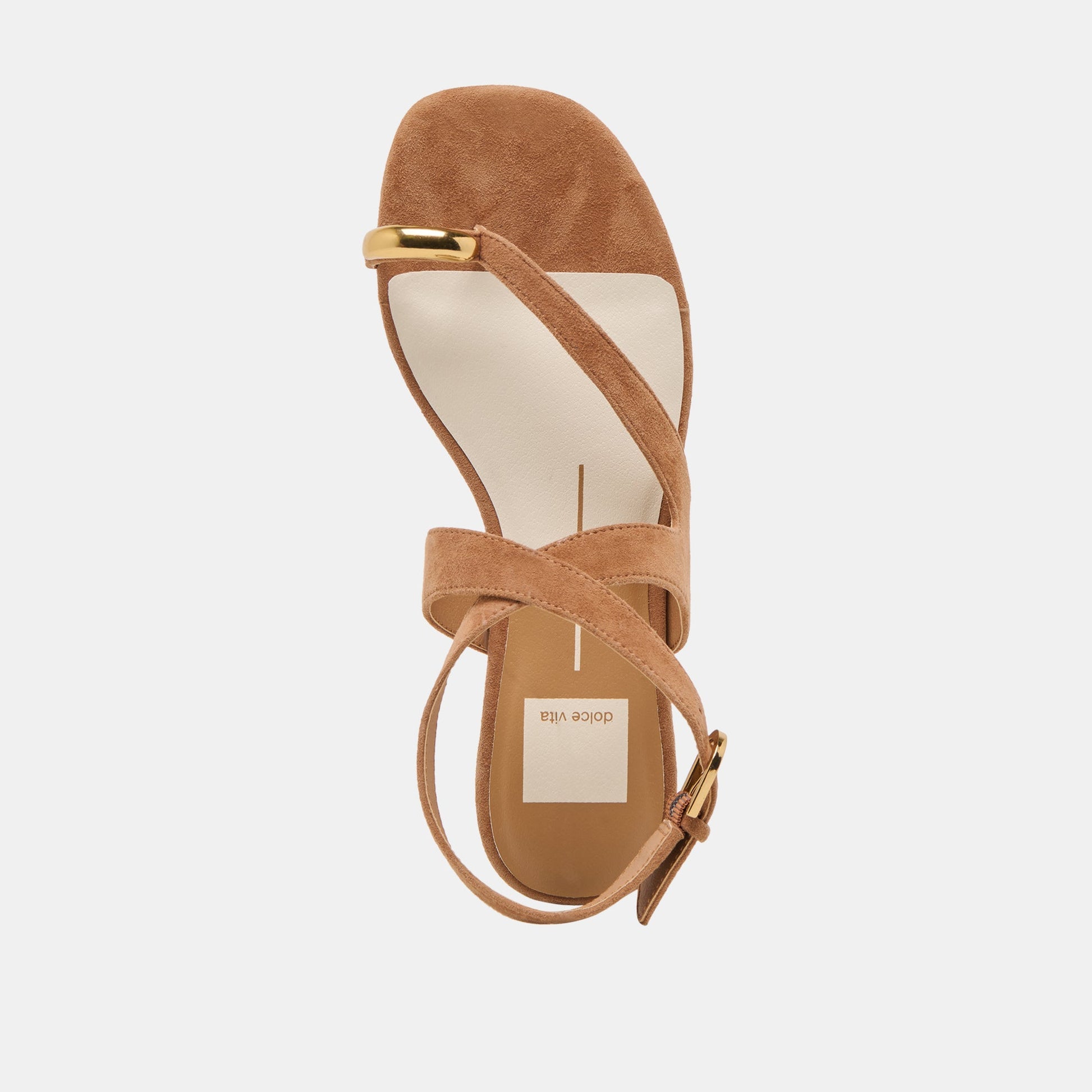 EARLA SANDALS BROWN SUEDE - Dolce Vita