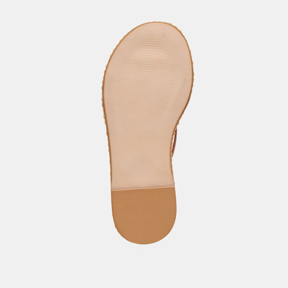 COVE SANDALS BROWN LEATHER - Dolce Vita