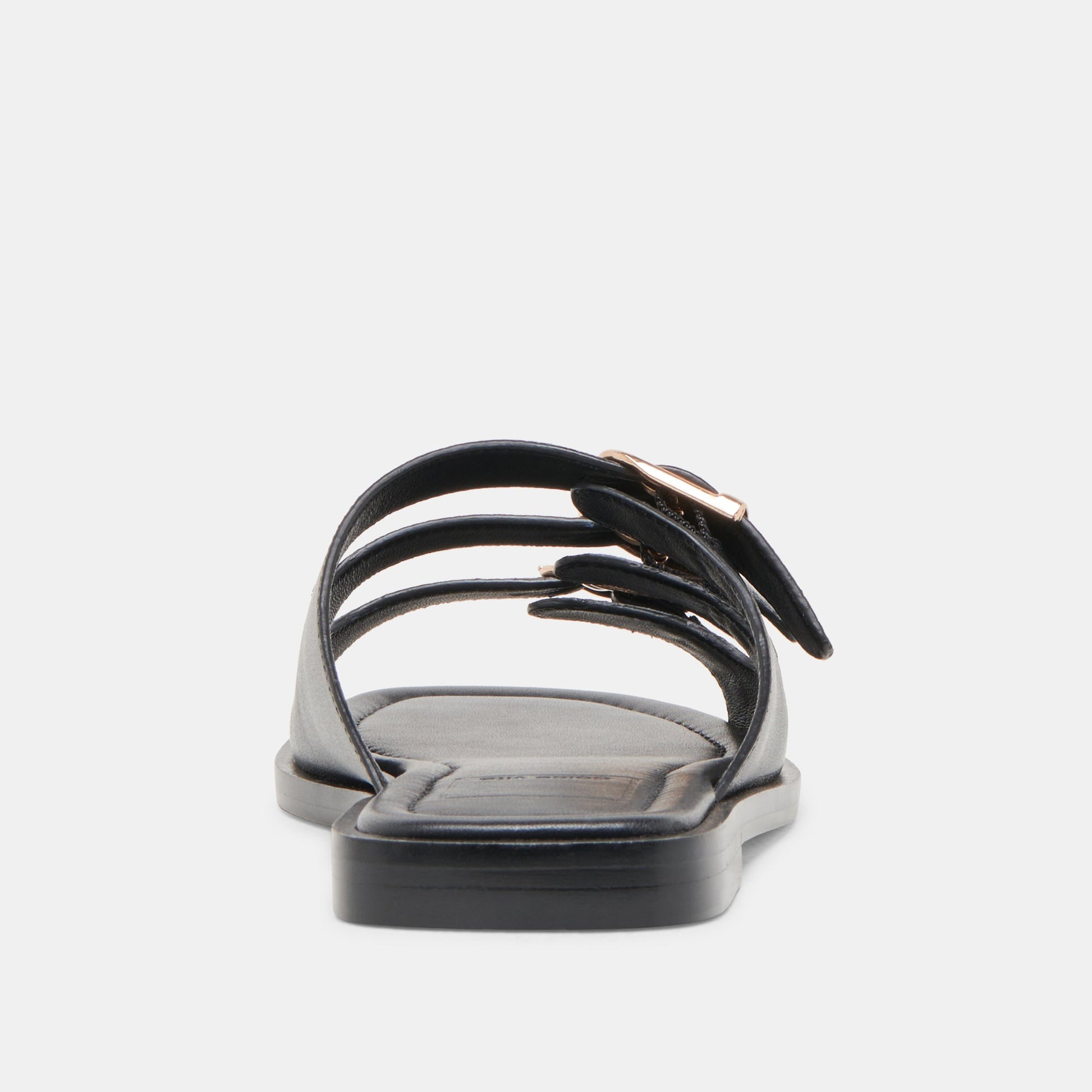 Fin Black Leather Sandals - Dolce Vita
