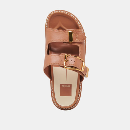 SEVANA SANDALS SADDLE LEATHER - Dolce Vita
