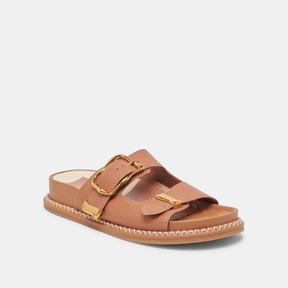 SEVANA SANDALS SADDLE LEATHER - Dolce Vita