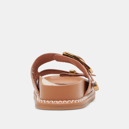 SEVANA SANDALS SADDLE LEATHER - Dolce Vita