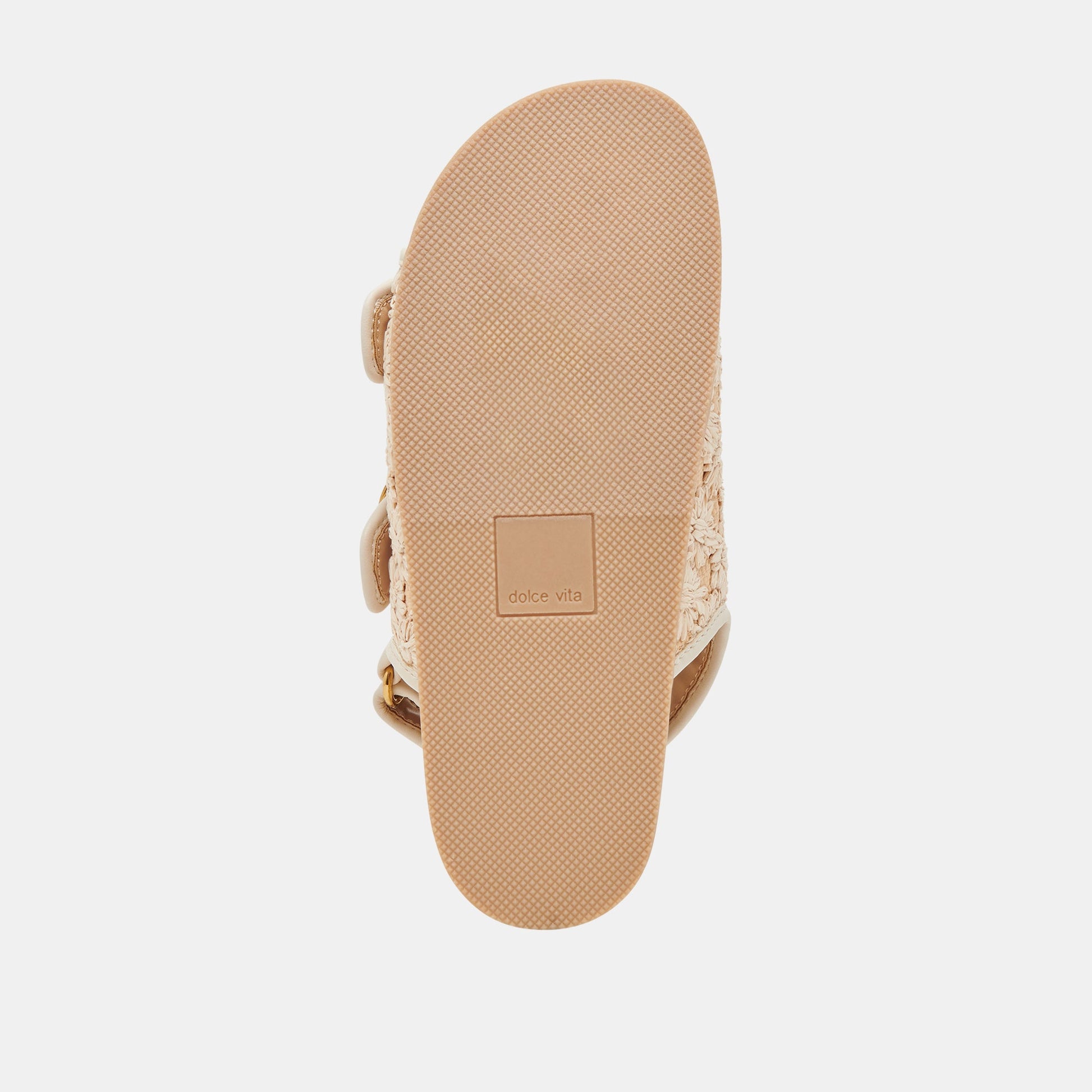 STARLA SANDALS CREME FLORAL RAFFIA - Dolce Vita