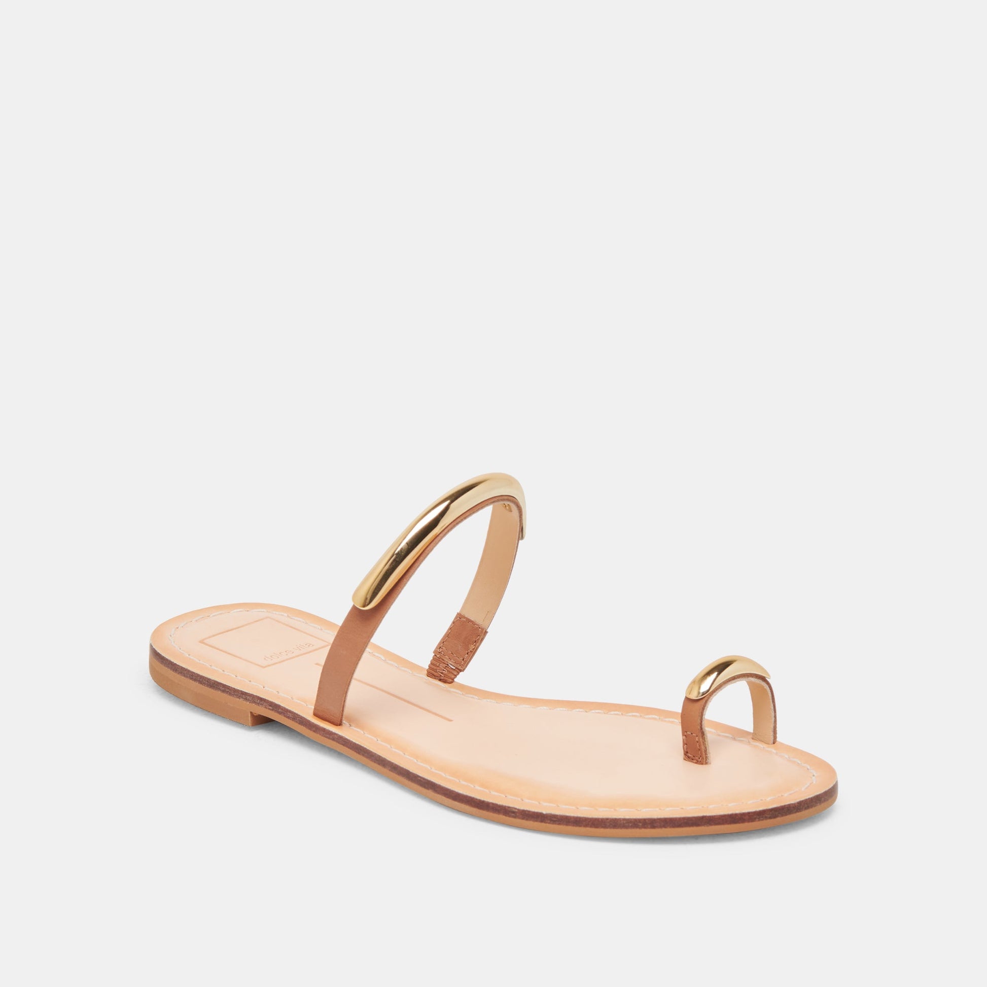 WINK SANDALS SADDLE LEATHER - Dolce Vita