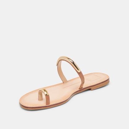 WINK SANDALS SADDLE LEATHER - Dolce Vita
