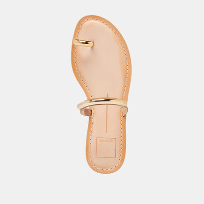 WINK SANDALS SADDLE LEATHER - Dolce Vita