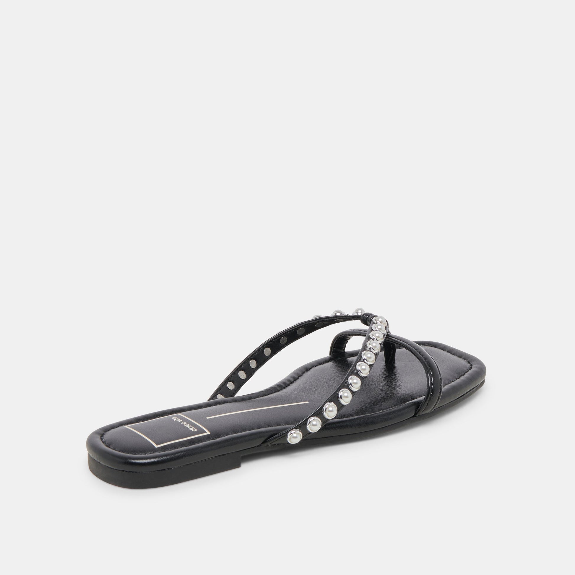 LUCCA PEARL SANDALS BLACK PEARLS - Dolce Vita