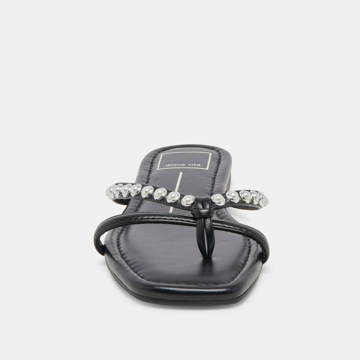 LUCCA PEARL SANDALS BLACK PEARLS - Dolce Vita