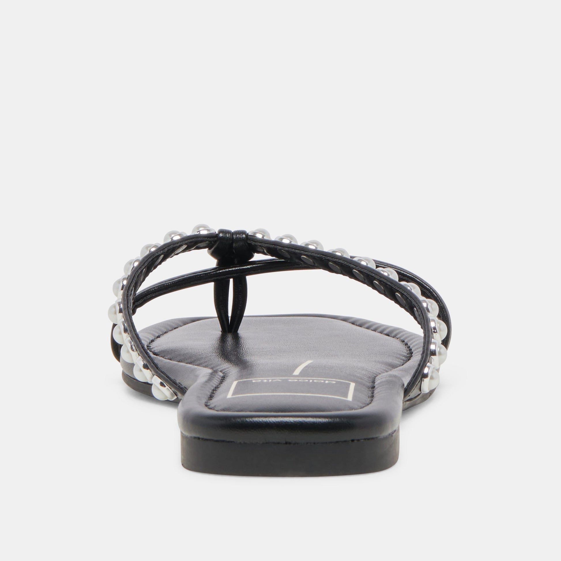 LUCCA PEARL SANDALS BLACK PEARLS - Dolce Vita