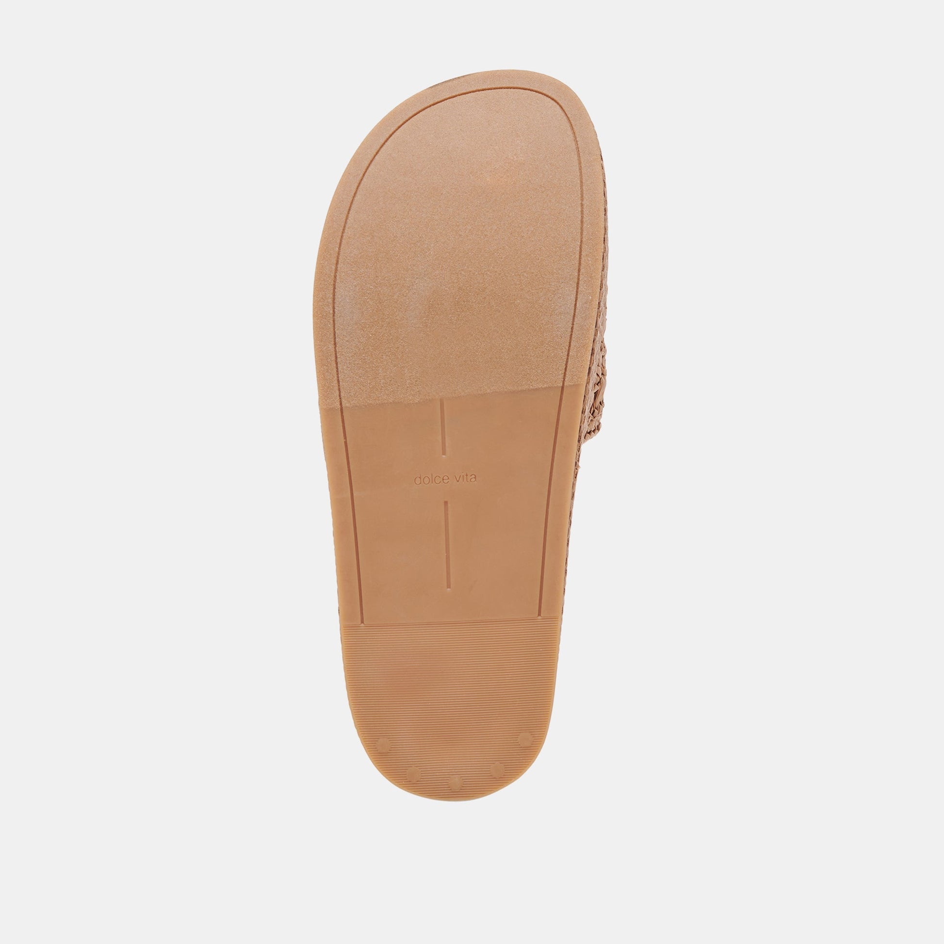 SIDONA SANDALS BROWN RAFFIA - Dolce Vita