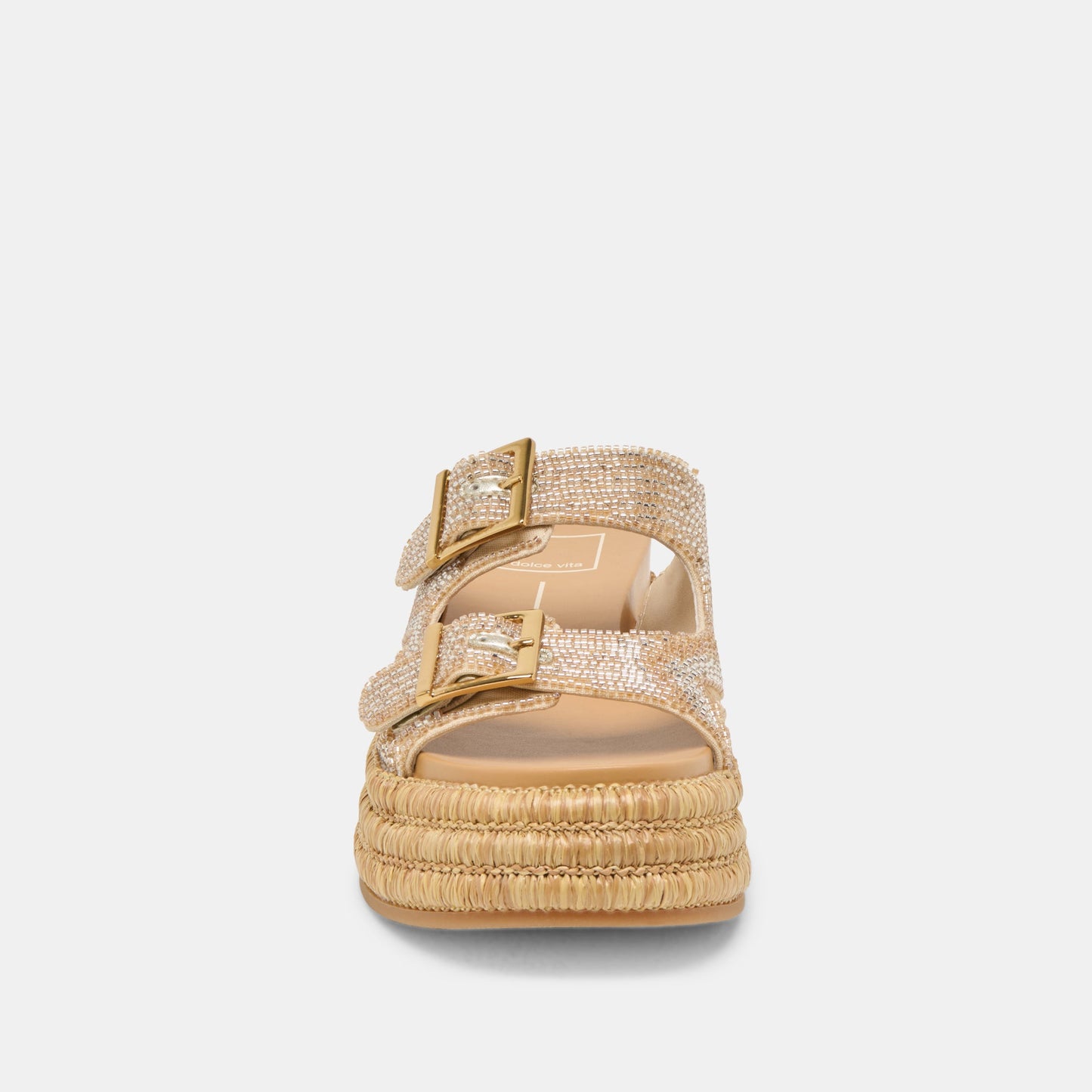 WIXIE SANDALS GOLD MULTI BEADS - Dolce Vita