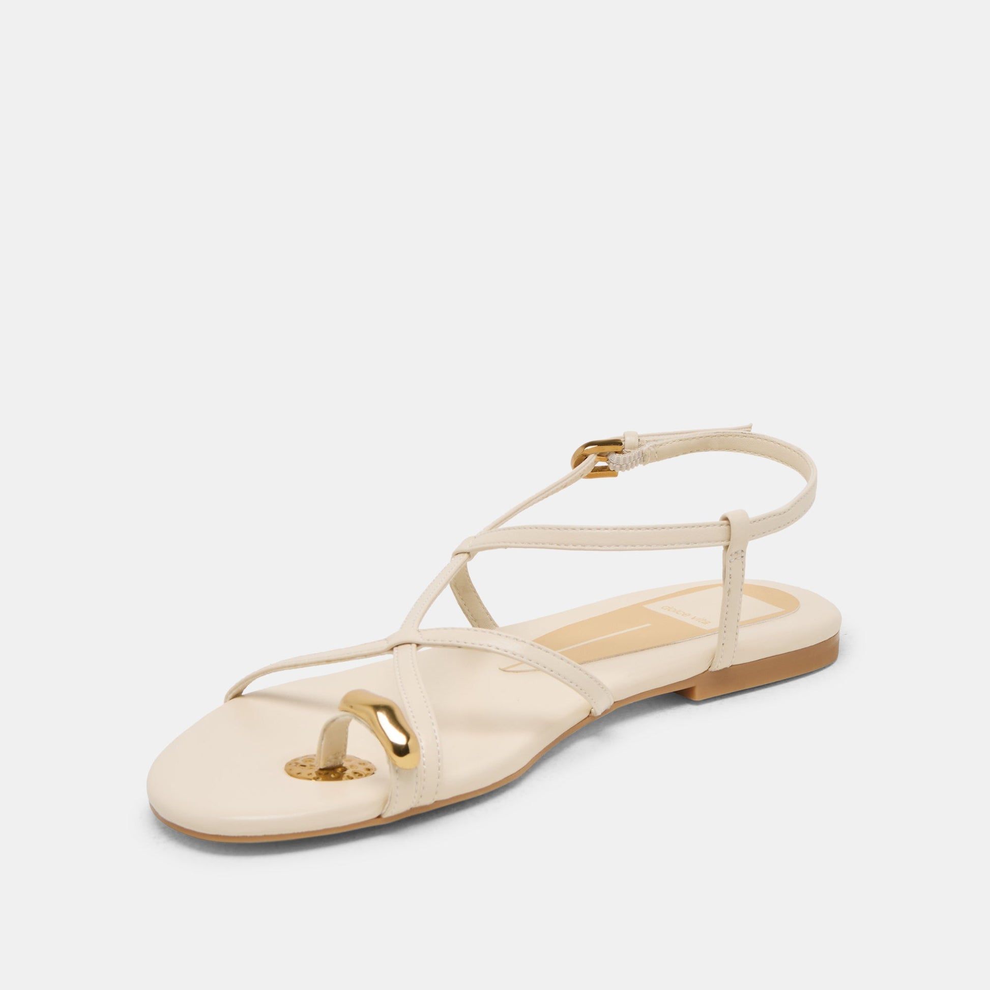 KESHA SANDALS BONE LEATHER - Dolce Vita