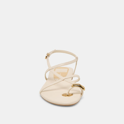 KESHA SANDALS BONE LEATHER - Dolce Vita