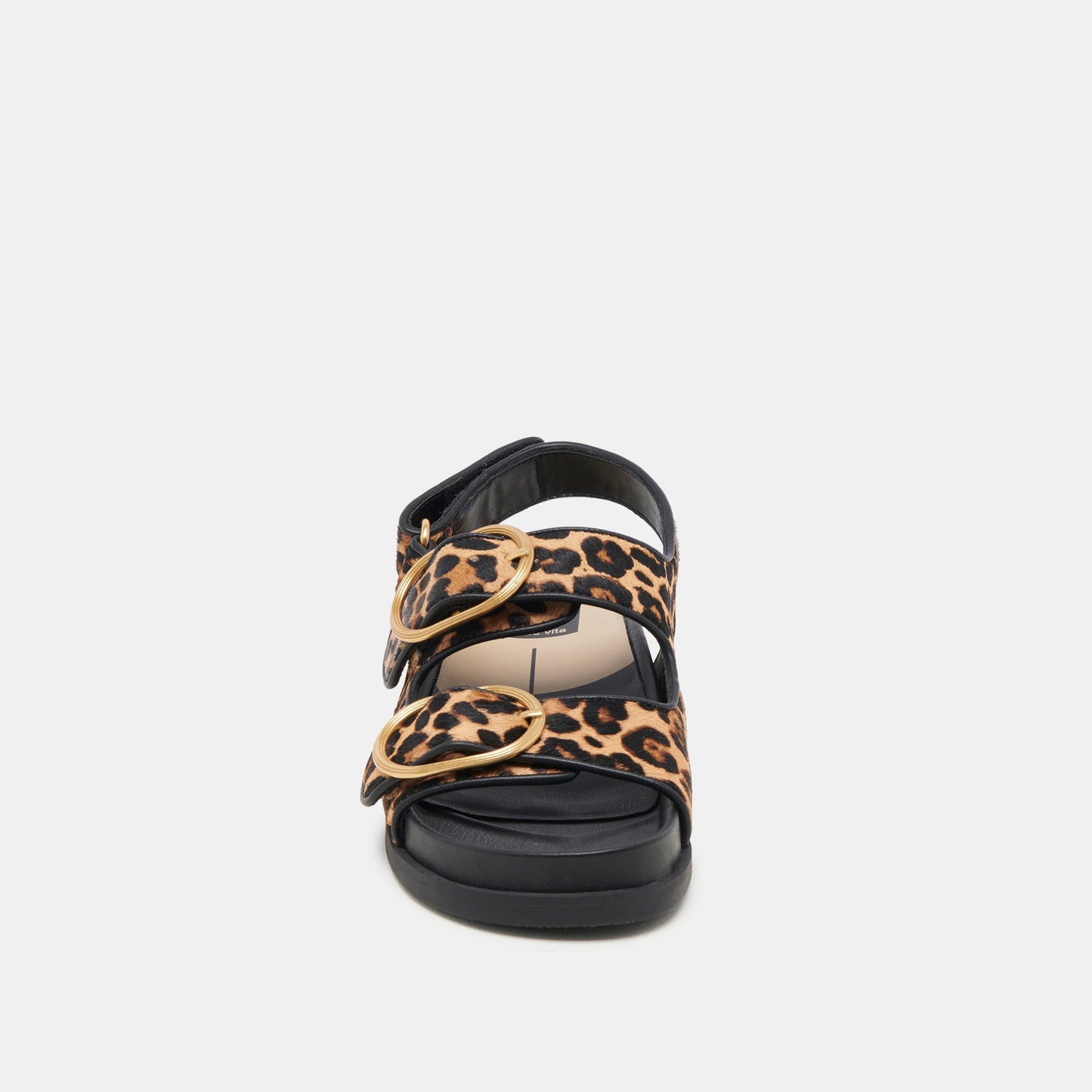 STARLA SANDALS LEOPARD BLACK CALF HAIR - Dolce Vita
