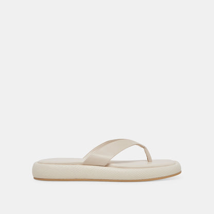 ADIN SANDALS IVORY LEATHER - Dolce Vita