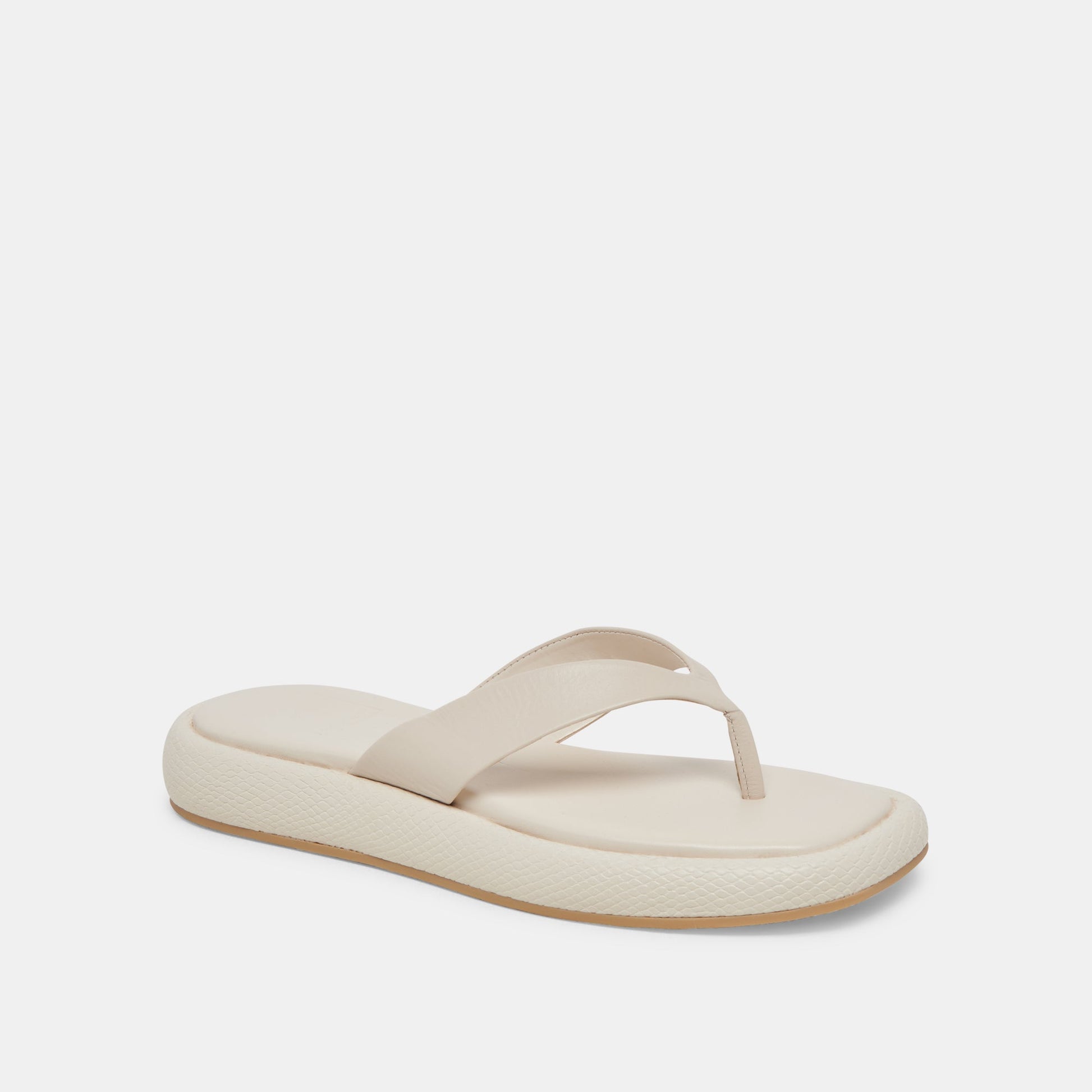 ADIN SANDALS IVORY LEATHER - Dolce Vita
