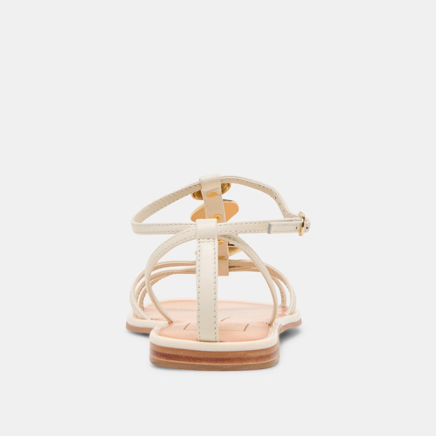 Faun Off White Leather Sandals - Dolce Vita