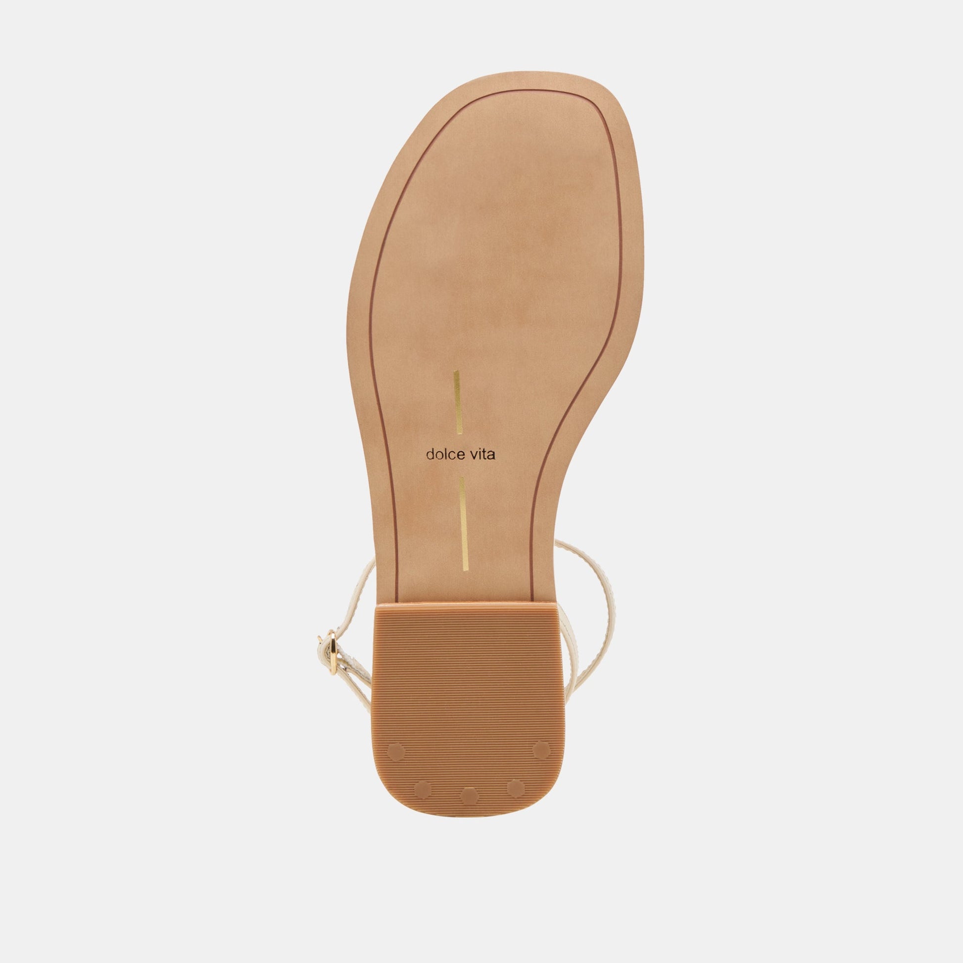 Faun Off White Leather Sandals - Dolce Vita