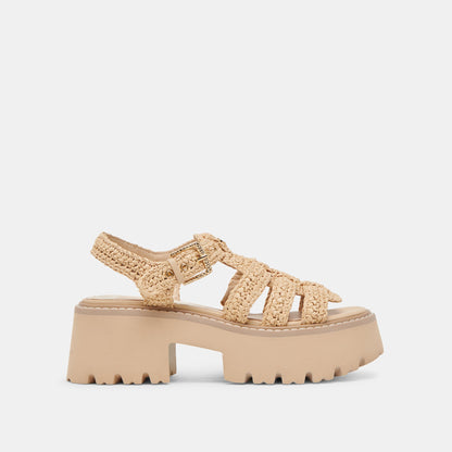 LATICE SANDALS LT NATURAL KNIT - Dolce Vita