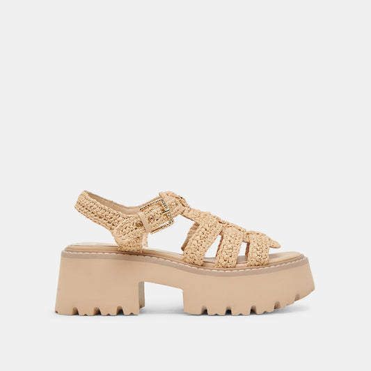 LATICE SANDALS LT NATURAL KNIT - Dolce Vita