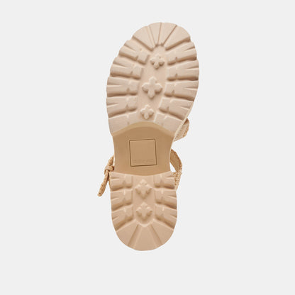 LATICE SANDALS LT NATURAL KNIT - Dolce Vita
